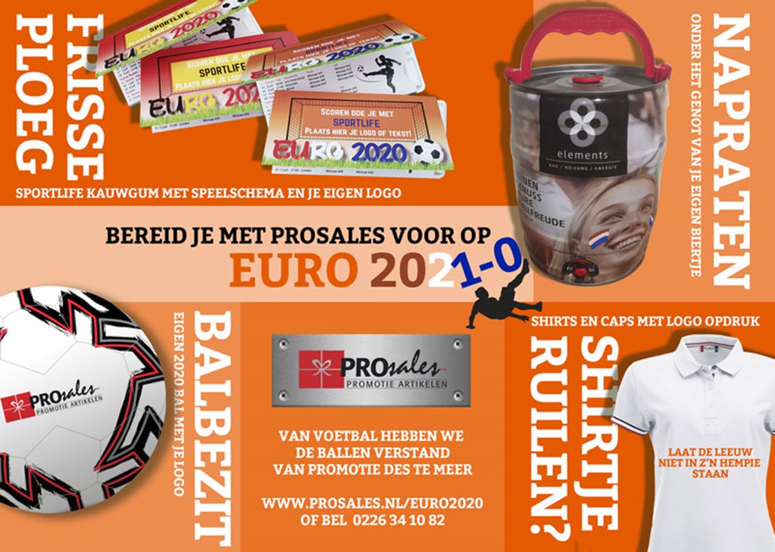 Bereid je voor op euro 2021 met Prosales